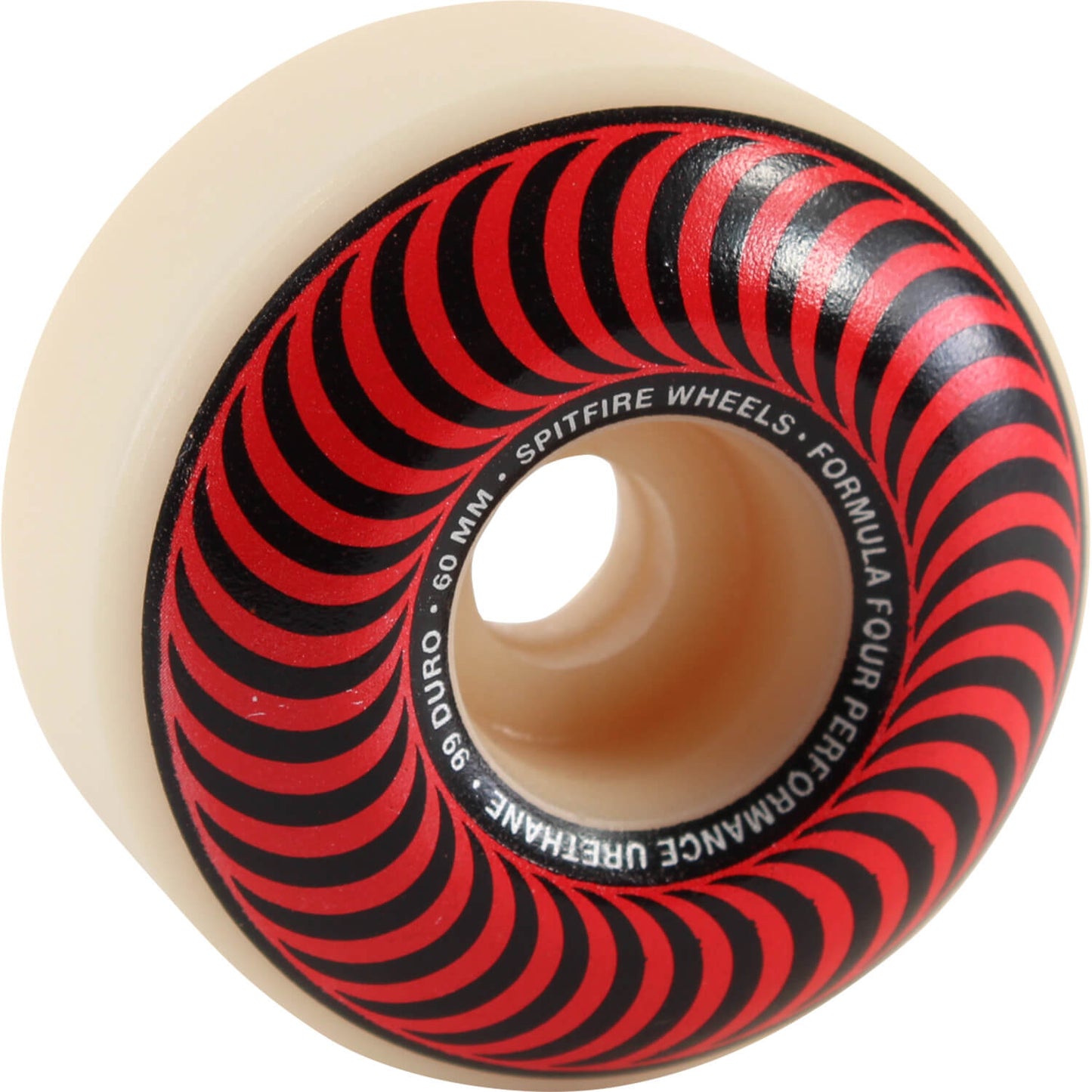 Spitfire Wheels Formula Four Classic Swirl 60mm Red 99d F4