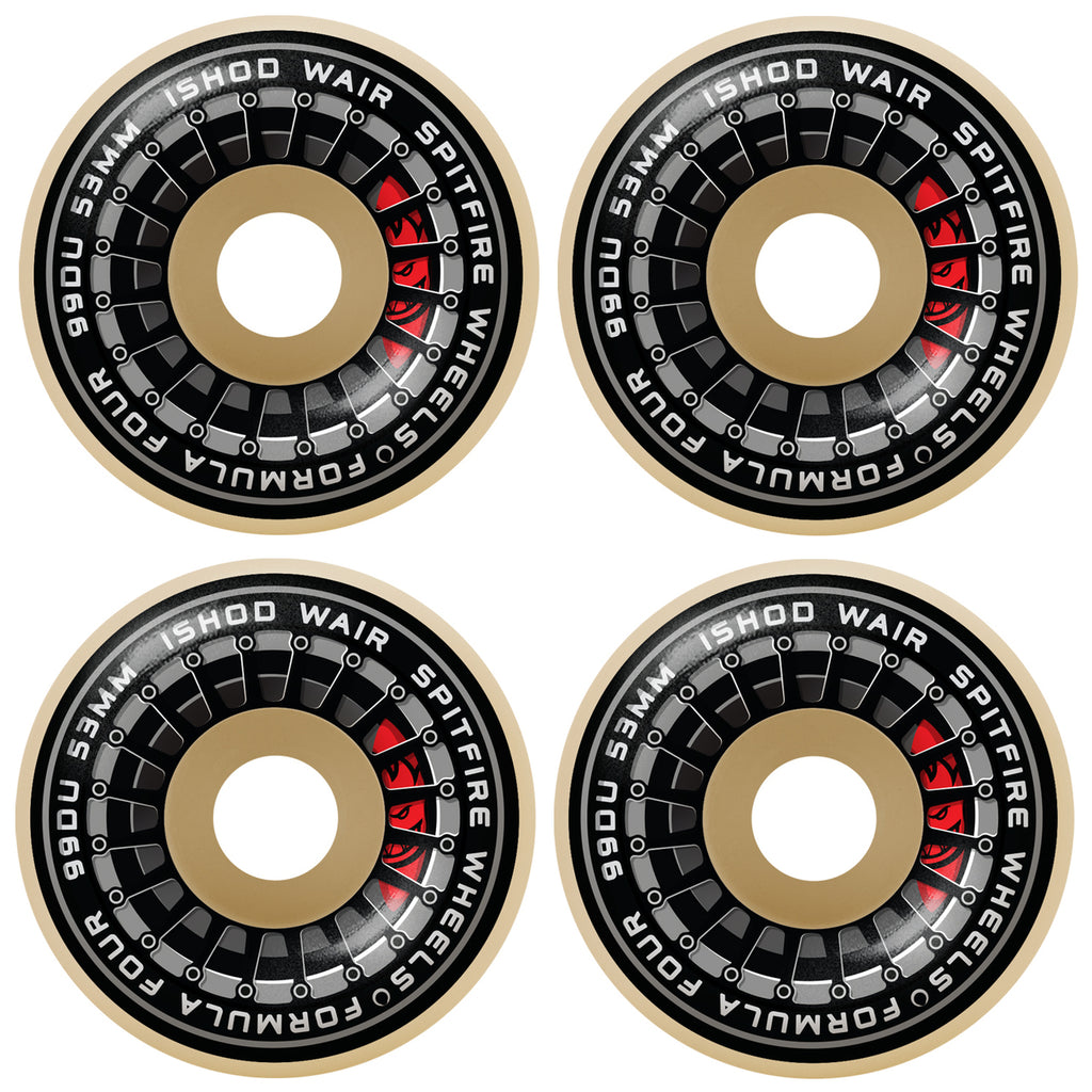Spitfire Wheels Formula Four Ishod Wair Burnout 53Mm 99D F4