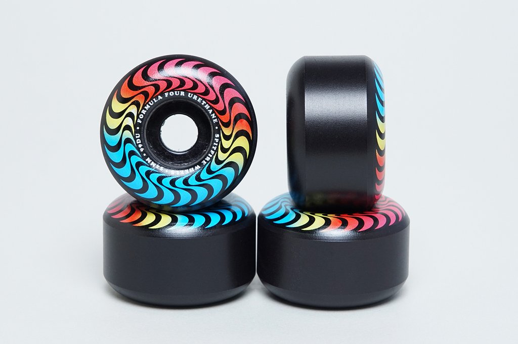 Spitfire Wheels Formula Four Radial Trippy Swirl Black 53mm 99d F4