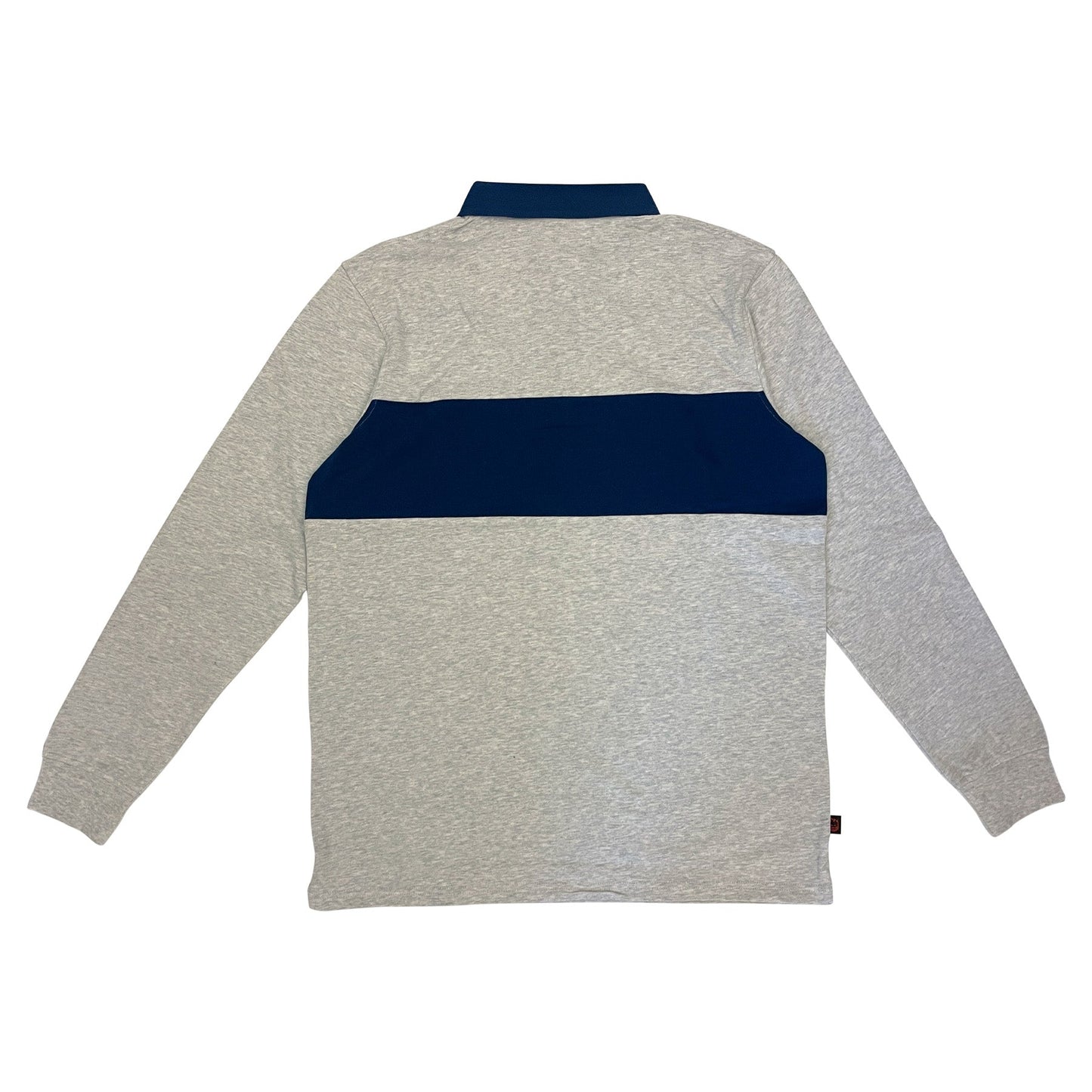 Spitfire Wheels L/S Polo Rugby Geary Heather/Navy Long Sleeve Skateboard T-Shirt