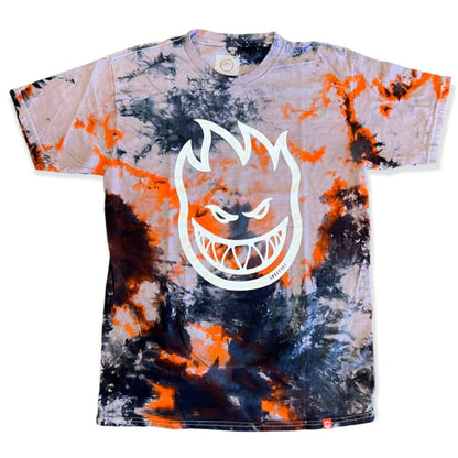 Spitfire Wheels Tee Bighead Tie Dye Orange Skateboard T-Shirt