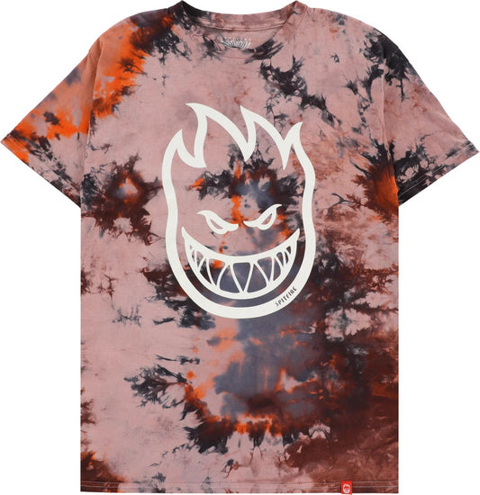 Spitfire Wheels Tee Bighead Tie Dye Orange Skateboard T-Shirt