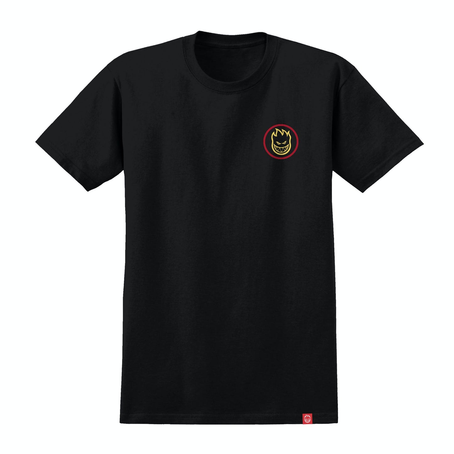 Spitfire Wheels Tee Classic Swirl Fade Black/Red Skateboard T-Shirt