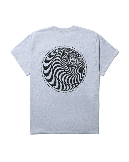 Spitfire Wheels Tee Pocket Skewed Classic Swirl Heather Skateboard T-Shirt