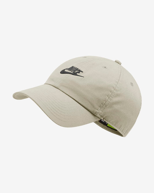 Nike SB Cap Heritage86 Futura Washed Light Bone/Black Strapback Skateboard Hat