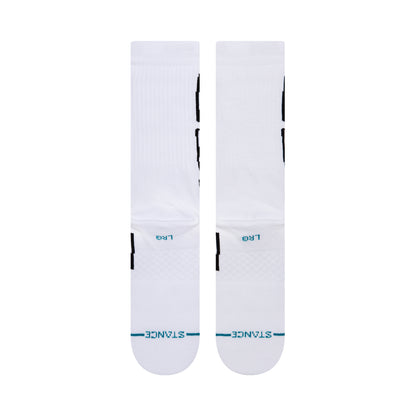 Stance Socks Baker Skateboards White SIZE L Off White Skateboard Sox
