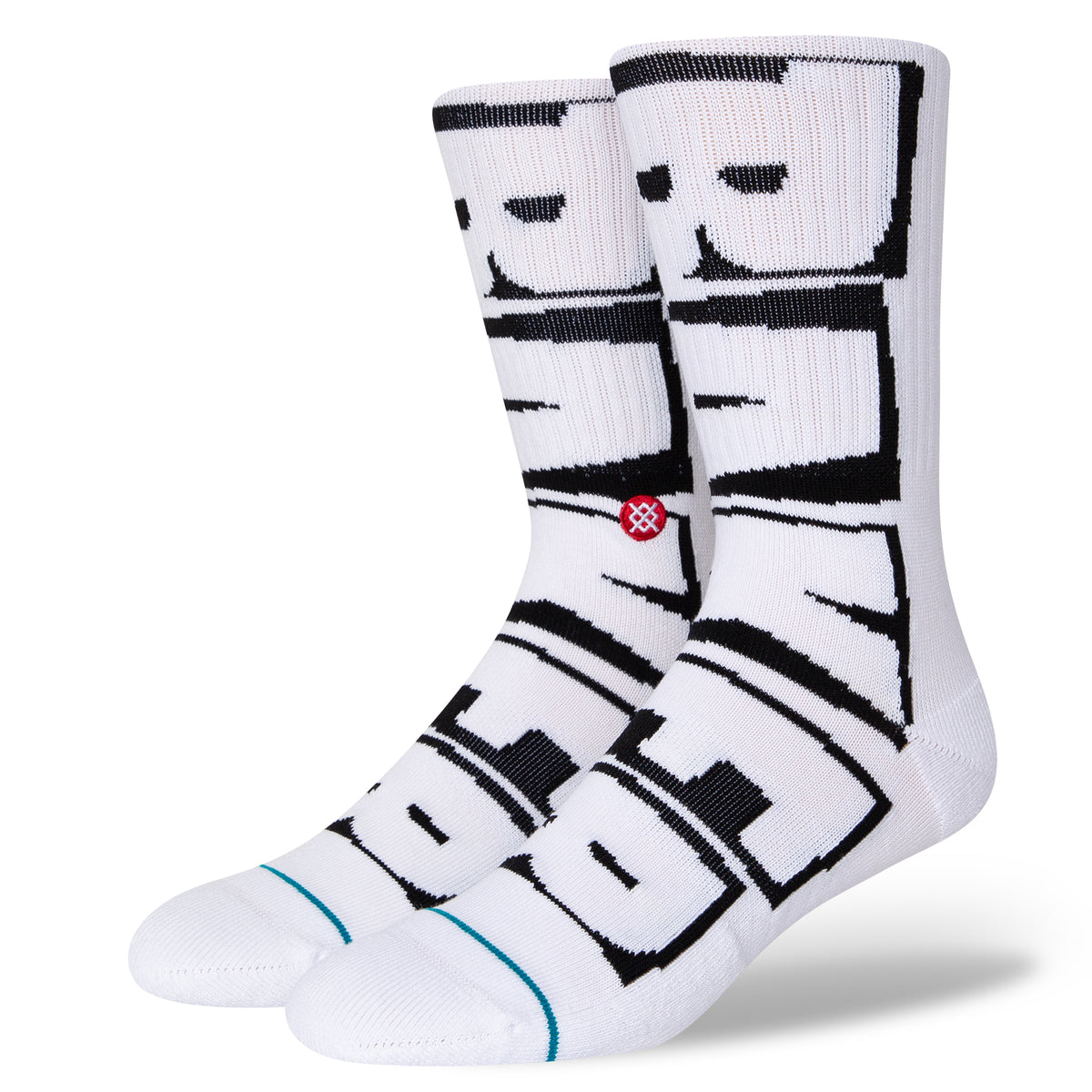 Stance Socks Baker Skateboards White Size L Off White Skateboard Sox
