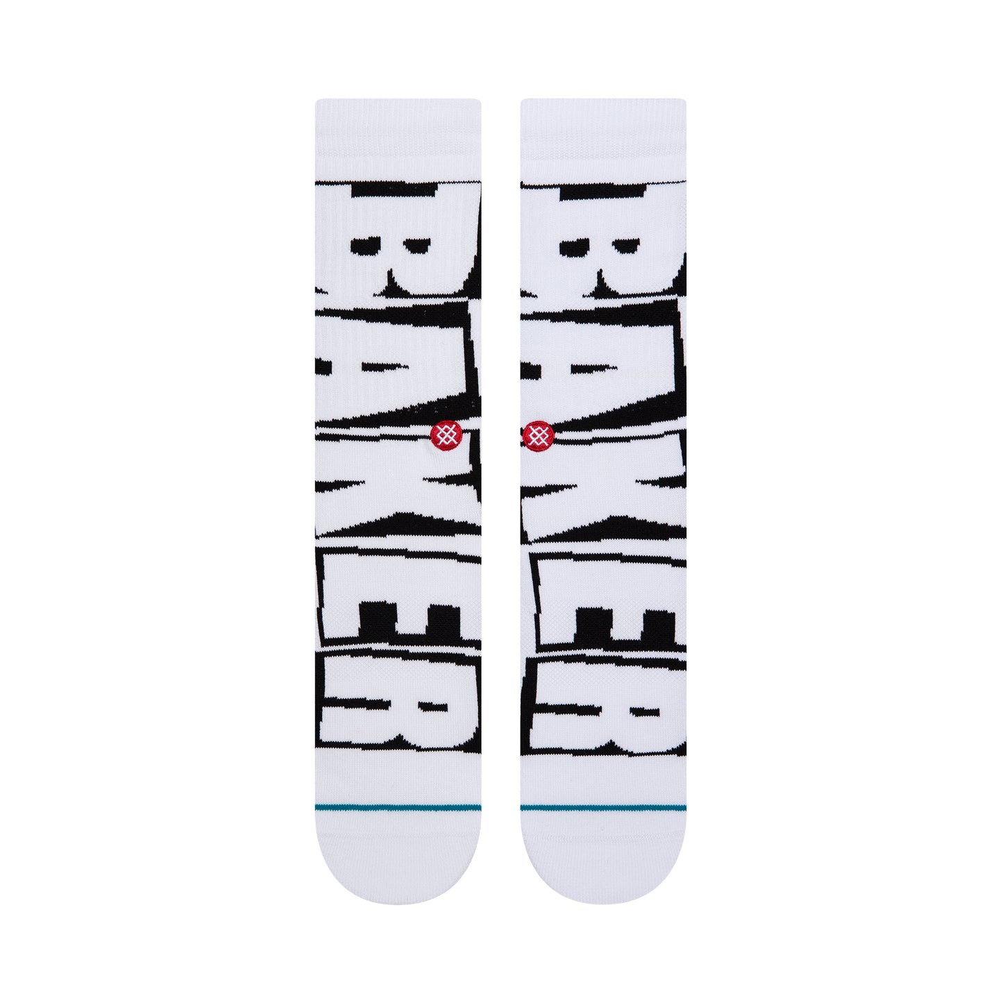 Stance Socks Baker Skateboards White SIZE L Off White Skateboard Sox
