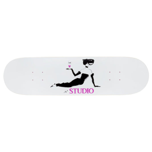 Studio Skateboard Deck Bitter Sweet White 8.375"