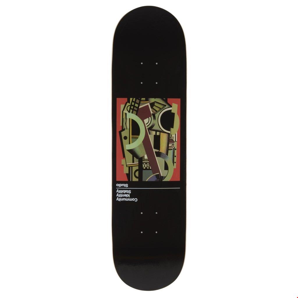 Studio Skateboard Deck Brave New Board Black 8 375