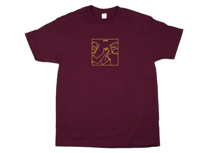 Studio Tee Bros Tee Burgundy Skateboard T-Shirt
