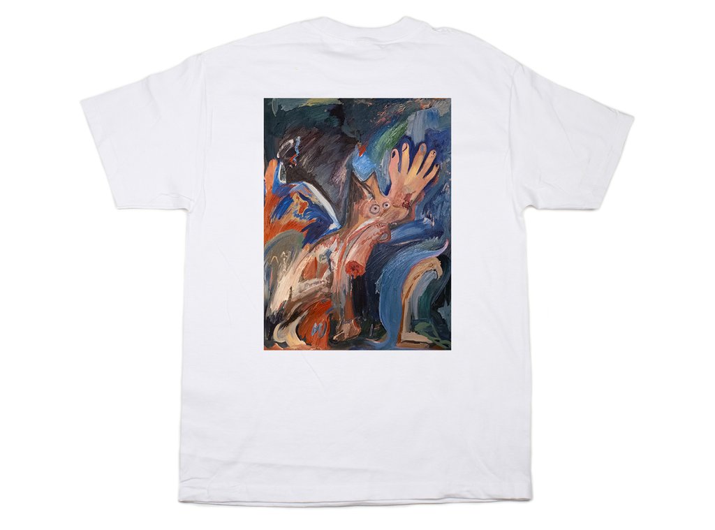 Studio Tee Dawg Bite White Skateboard T Shirt
