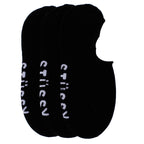 Stussy Socks 3 Pack Coco No Show Black New Invisible Skateboard 3Pk Sox
