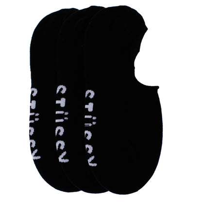 Stussy Socks 3 Pack Coco No Show Black New Invisible Skateboard 3pk Sox