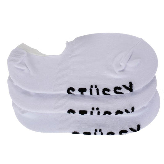 Stussy Socks 3 Pack Coco No Show White New Invisible Skateboard 3pk Sox