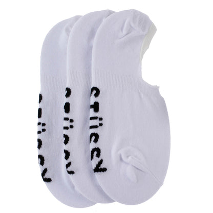 Stussy Socks 3 Pack Coco No Show White New Invisible Skateboard 3pk Sox