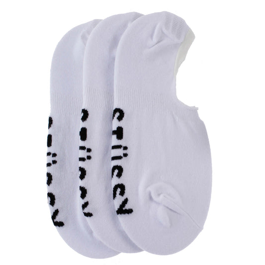 Stussy Socks 3 Pack Coco No Show White New Invisible Skateboard 3pk Sox