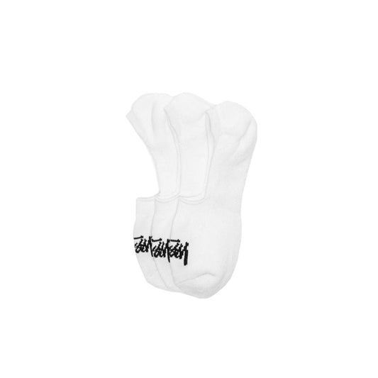 Stussy Socks 3 Pack GRAFFITI WHITE No Show Invisible Skateboard 3pk Sox