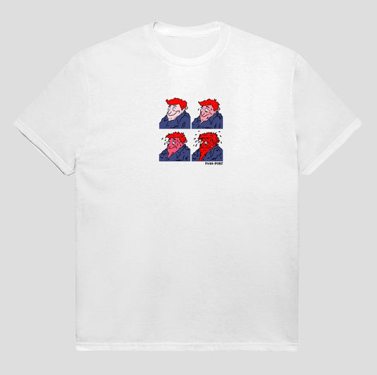 Passport Tee SWEATIN WHITE Pass~Port Skateboard T-Shirt