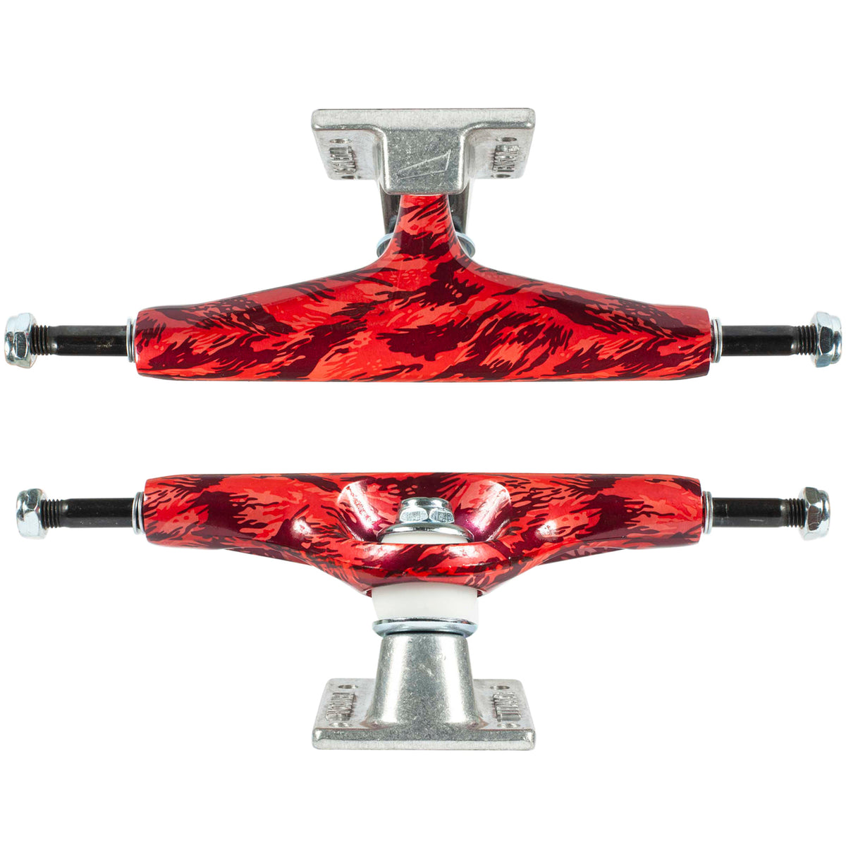 Tensor Skateboard Trucks Alum Camo Red Raw 5 5 Axles 8 25