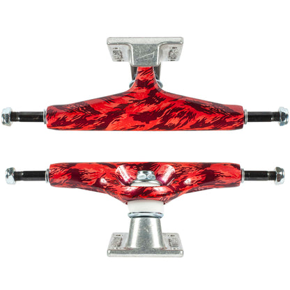 Tensor Skateboard Trucks Alum Camo Red/Raw 5.5 Axles 8.25"