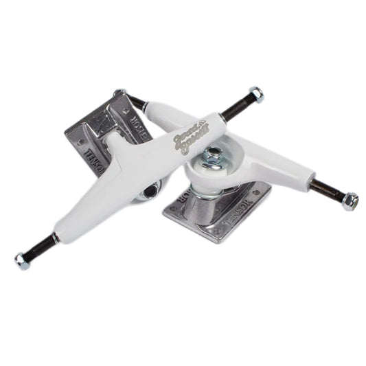 Tensor Skateboard Trucks Alum Night Shift White Zered Bassett 5.5 Axles 8.25"