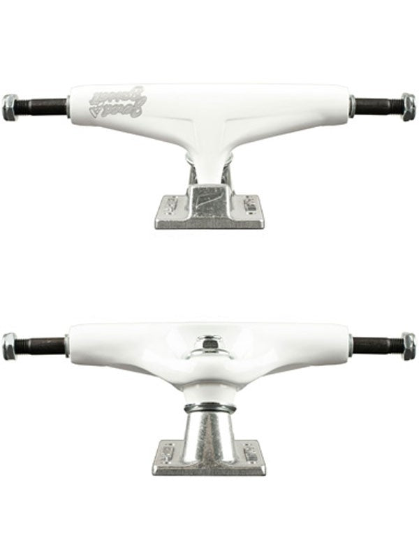 Tensor Skateboard Trucks Alum Night Shift White Zered Bassett 5.5 Axles 8.25"