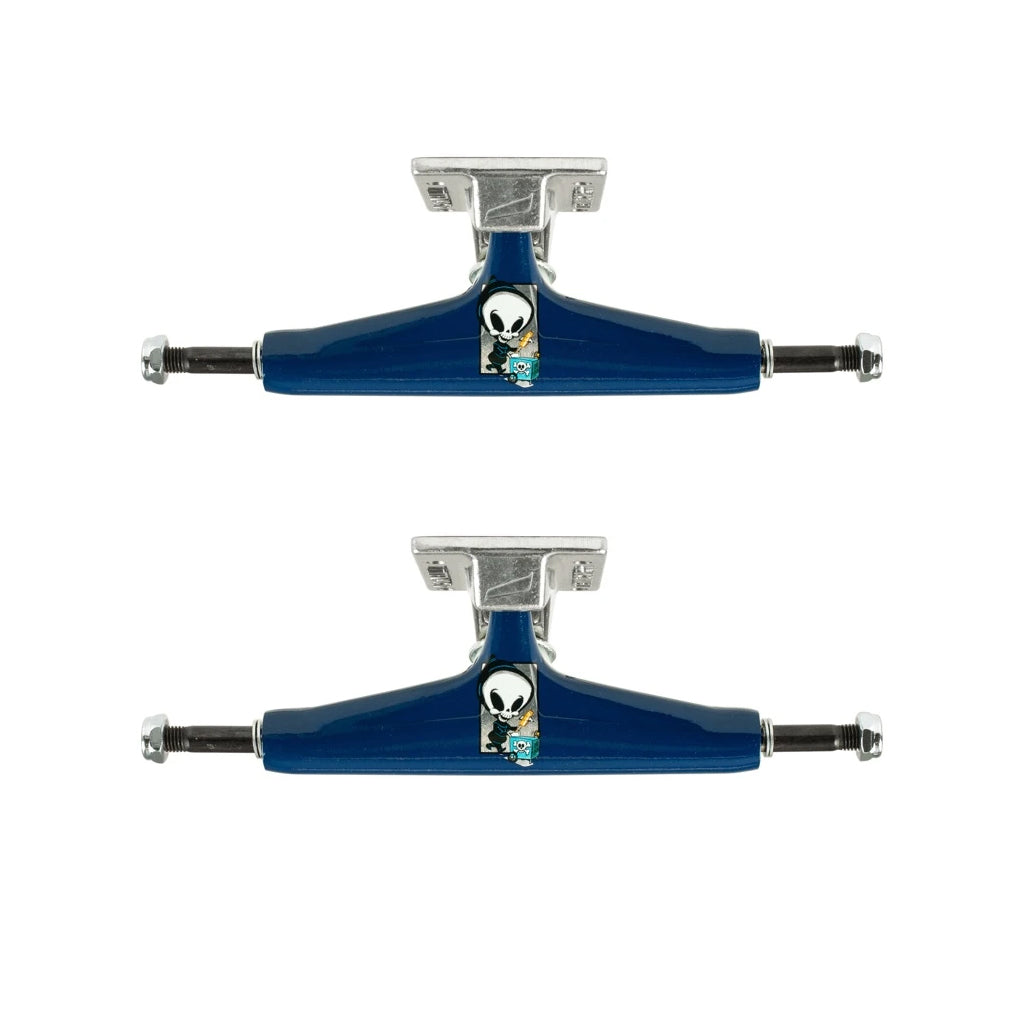 Tensor Skateboard Trucks Alum Reaper Box TJ Rogers Navy 5.5 Blind 8.25" Axles