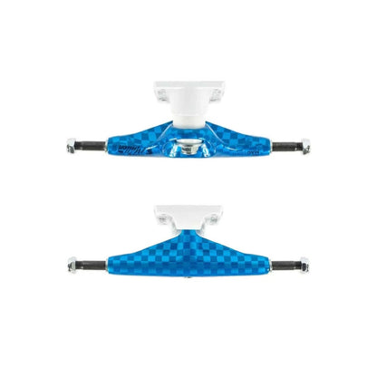 Tensor Skateboard Trucks Mag Light Lo Slicks Rodney Mullen Blue 5.25 Hollow 8"