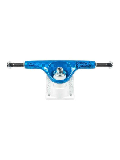 Tensor Skateboard Trucks Mag Light Lo Slicks Rodney Mullen Blue 5.25 Hollow 8"