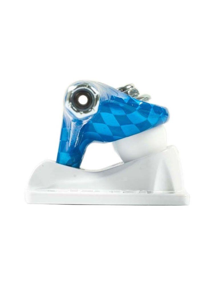Tensor Skateboard Trucks Mag Light Lo Slicks Rodney Mullen Blue 5.25 Hollow 8"