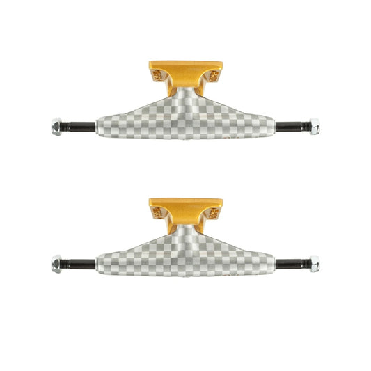 Tensor Skateboard Trucks Mag Light Lo Slicks Rodney Mullen Gold 5.25 Hollow 8"