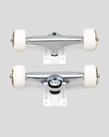 Tensor Trucks x Blind OG Stretch Wheels 52mm Combo Set Raw White 5.25 8" Axles