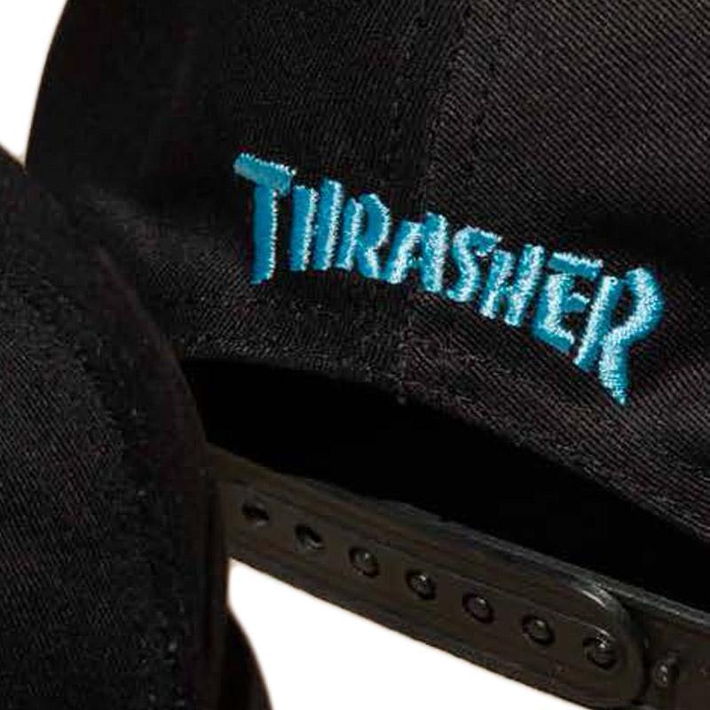 Thrasher Cap Leopard Mag Black Snapback Skateboard Hat