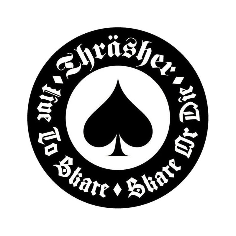 Thrasher Magazine Stickers 5 Pack Oath Black Skateboard Decal Sticker