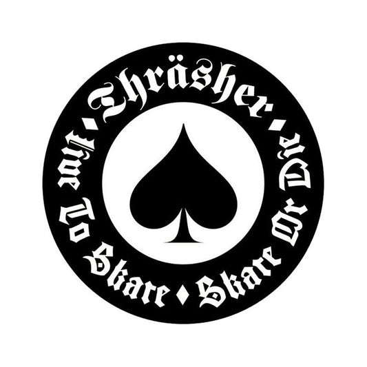 Thrasher Magazine Stickers 5 Pack Oath Black Skateboard decal Sticker