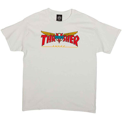 Thrasher Tee Venture Trucks Collab White Premium Skateboard Magazine T-Shirt