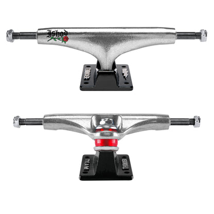 Thunder Skateboard Trucks 148 Ishod Wair Rose Polish/Black 8.25" Axles