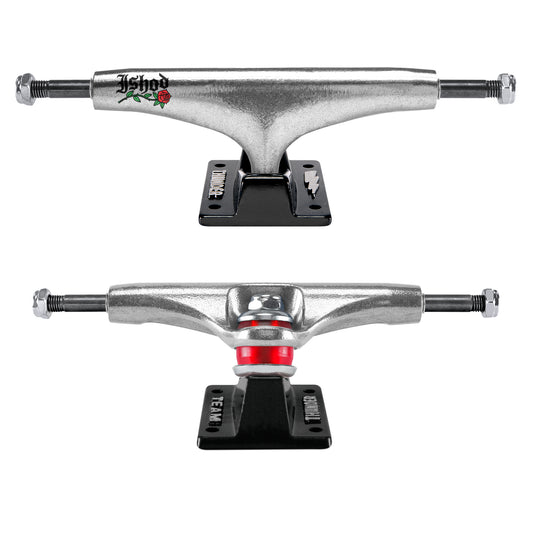 Thunder Skateboard Trucks 148 Ishod Wair Rose Polish/Black 8.25" Axles
