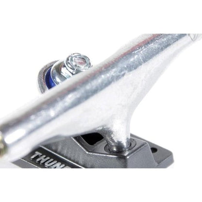 Thunder Skateboard Trucks 148 Tom Karangelov Stamped Gunmetal Grey 8.25" Axles
