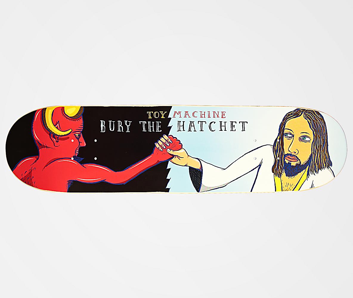 Toy Machine Skateboard Deck Bury The Hatchet 8