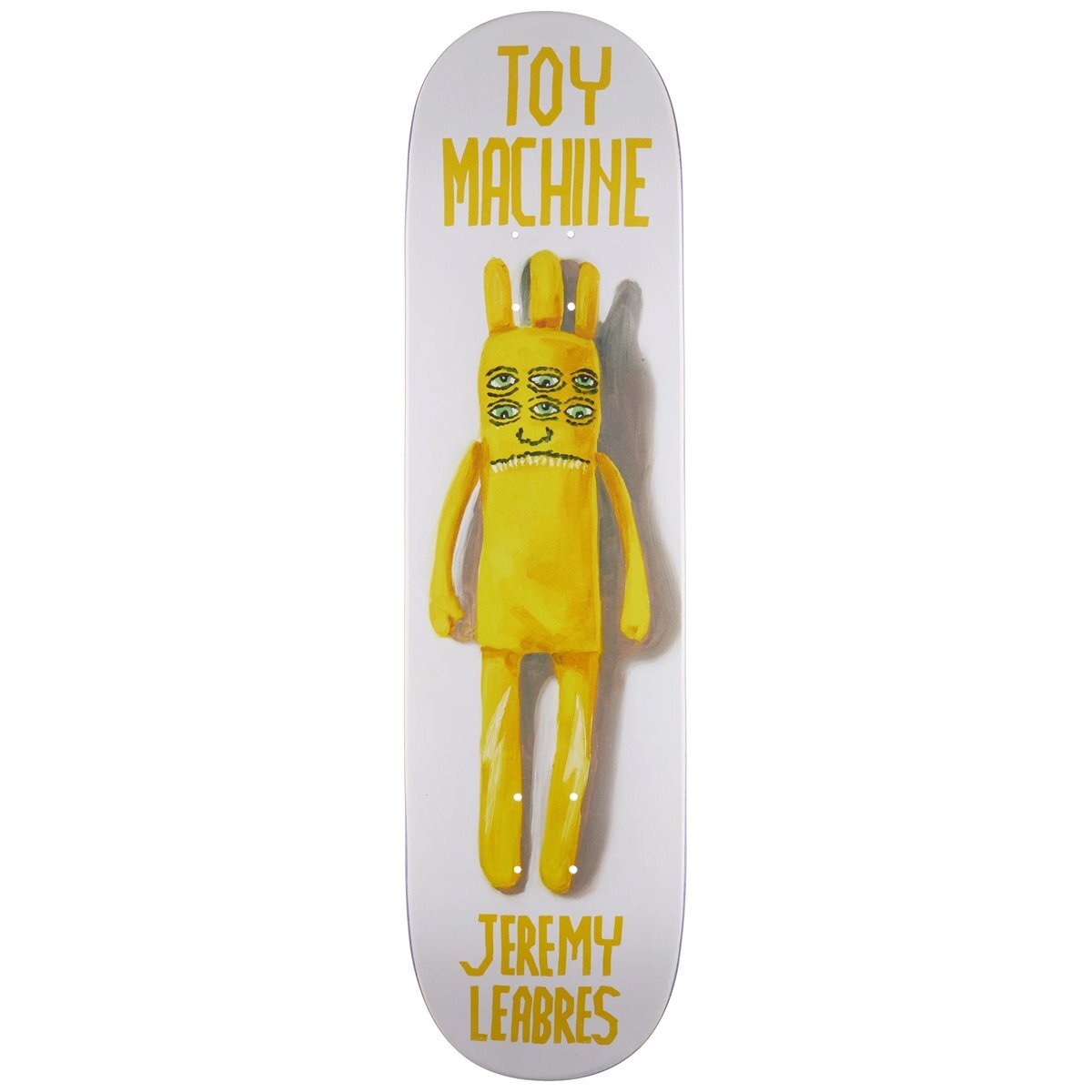 Toy Machine Skateboard Deck Doll Jeremy Leabres 8.1"