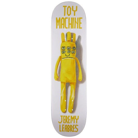 Toy Machine Skateboard Deck Doll Jeremy Leabres 8.1"