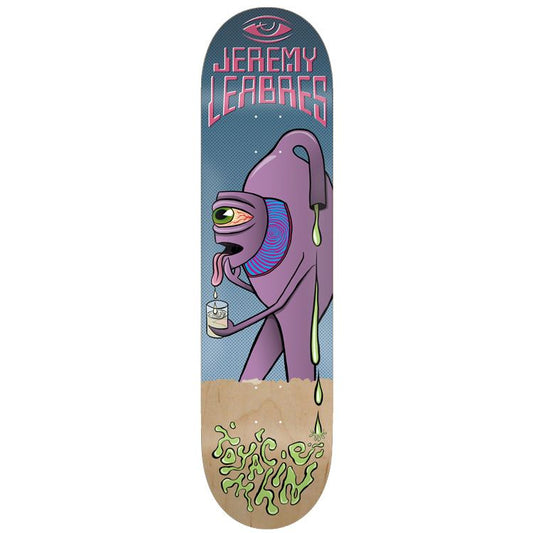 Toy Machine Skateboard Deck Face Off Jeremy Leabres 8.375"