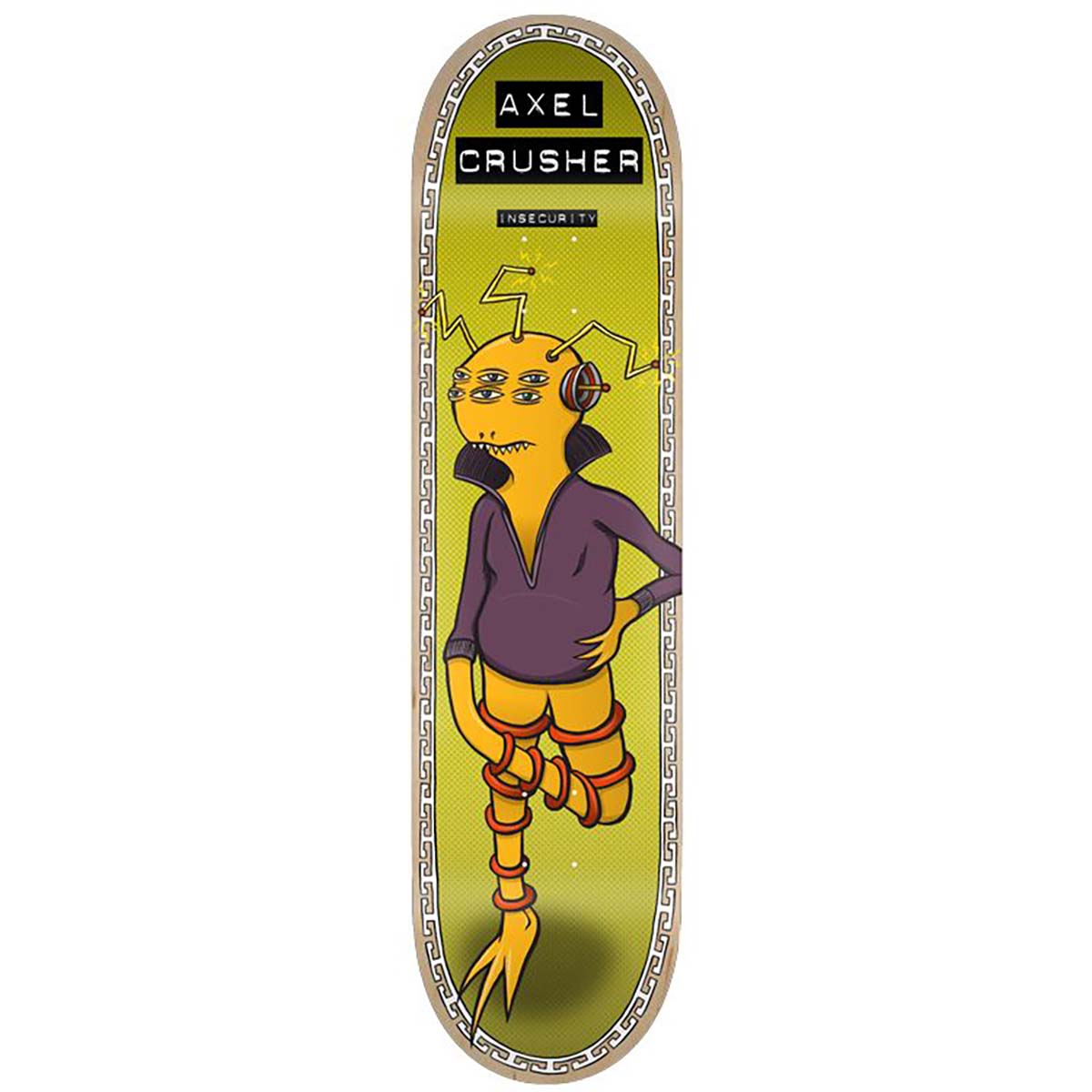 Toy Machine Skateboard Deck Insecurity Axel Cruysberghs 8.5"