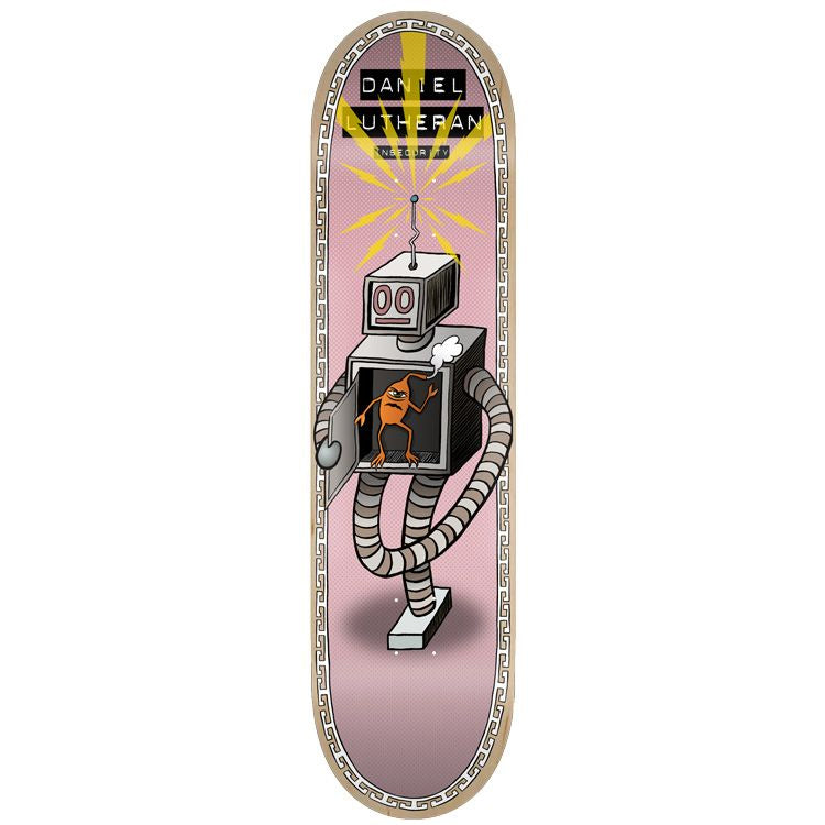 Toy Machine Skateboard Deck Insecurity Dan Lutheran 8.25"
