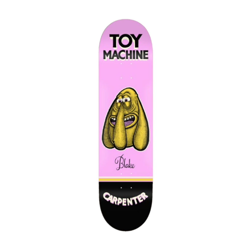 Toy Machine Skateboard Deck Pen N Ink Blake Carpenter 8.13"