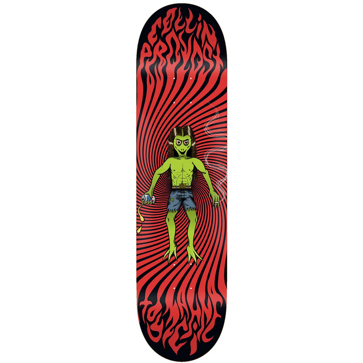 Toy Machine Skateboard Deck Spun 8 5 Collin Provost