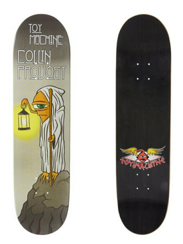 Toy Machine Skateboard Deck Stairway 8 Colin Provost