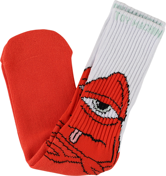 Toy Machine Socks Bored Sect White OSFM New Skateboard Sox